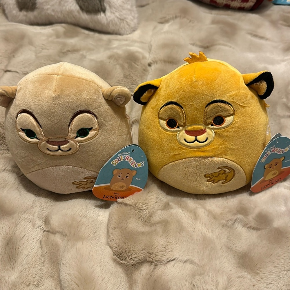 Nala and Simba Squishmallows Rare